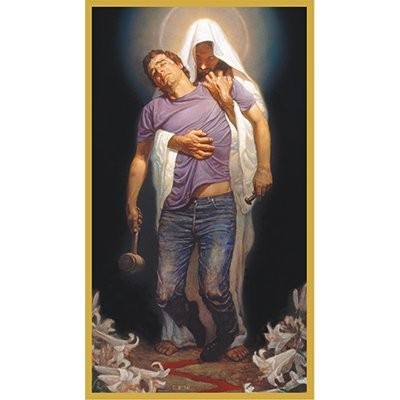 ''Forgiven'' by Thomas Blackshear Witness 2 inches x 3.5 inches, multicolor