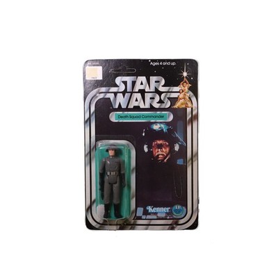 KENNER Vintage Death Squad Commander Action Figure (3.75'') (Kenner Proof Cut Out