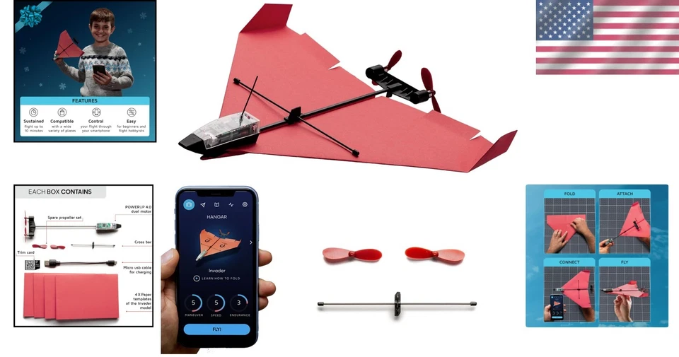 Smartphone Controlled Paper Airplane - Flight Experience - Image 2 of 4