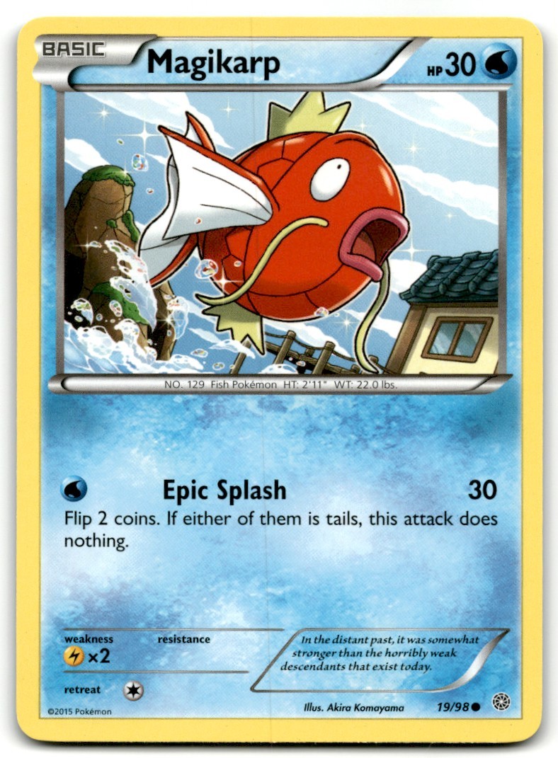 2015 XY - Ancient Origins Pokemon TCG Card #19 Magikarp