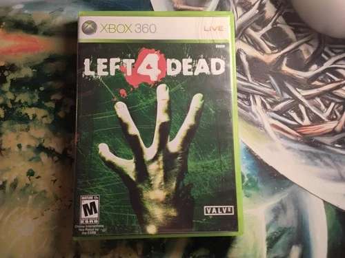Left 4 Dead (Microsoft Xbox 360, 2008) Game Case & Manual