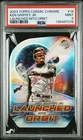 Ken Griffey Jr  2023 Topps Cosmic Chrome Launched Into Orbit SILVER #18 PSA 9