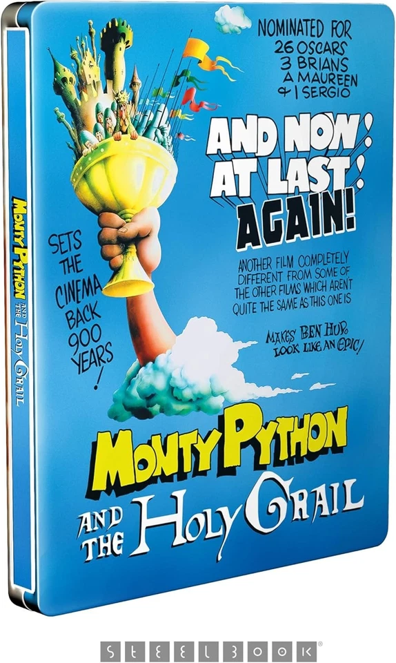 Monty Python and The Holy Grail [4K UHD + Blu-ray] Steelbook UK Collector's Ed. - Image 2 of 4