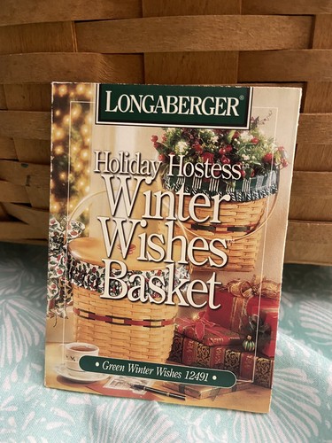 LONGABERGER Holiday Hostess Winter Wishes Basket Combo - Picture 3 of 7