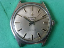 Vintage Swiss PRONTO 17J Manual Watch