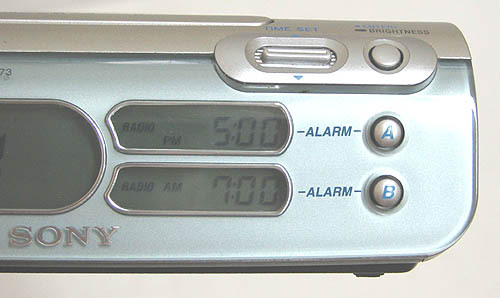 SONY Dream Machine ICF-C273 2 Alarm Clock / Calendar AM / FM Radio 15 Preset - Picture 5 of 7