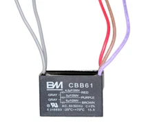 BM CEILING FAN CAPACITOR CBB61 4.5uf+5uf+6uf 5WIRE   600+ SOLD!  1 year warranty