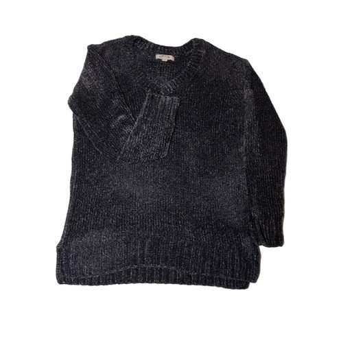 Orvis Collection Chenille Women's Charcoal Soft Oversized M Sweater - Picture 1 of 6