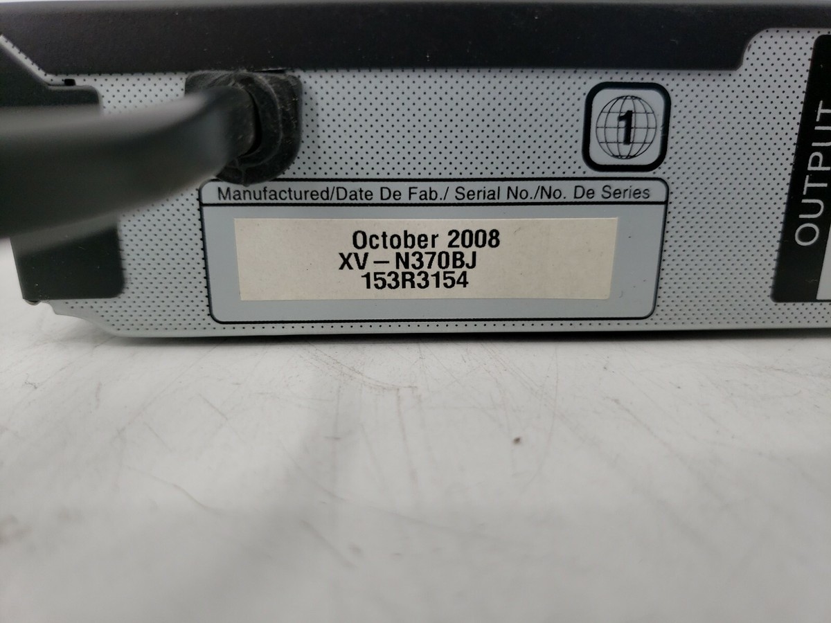 JVC XV-N370 DVD/Super VCD/VCD/CD Player *No Remote* Tested | eBay