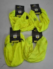 Buffalo Outdoors Workwear Hi Vis Yellow All-Season Neck & Face Gaiter 4 Pack
