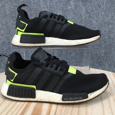 Adidas Shoes Mens 6 Original NmdR1 Running Sneakers Black Fabric Lace Up  Low Top | eBay