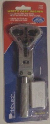 Watch Case Opener Tool Wristwatch Open Remove Back Wrench Jeweler