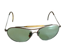 Vintage Aviator Sunglasses RARE 90  Years Old Big Lens Unbranded