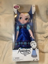 DISNEY STORE ANIMATOR  S COLLECTION PRINCESS ELSA 15" TODDLER DOLL FROZEN NEW
