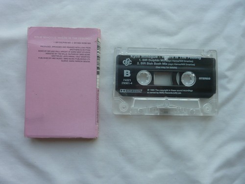 Kylie Where Is The Feeling? UK 2 track cassette single Kylie Minogue - Picture 3 of 3