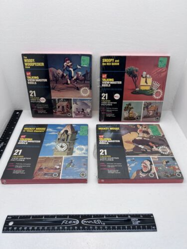 GAF Vintage Talking View-Master Reels Sealed Lot. See Description.