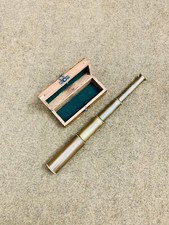 Nautical Brass Telescope With Box Maritime Engraved Functional Telescope Gift