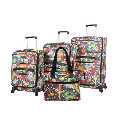 Lily Bloom Luggage Set Piece Suitcase Collection with Spinner