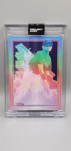 Topps Project 2020 #196 ICHIRO SUZUKI RC Matt Taylor Artist SEATTLE MARINERS