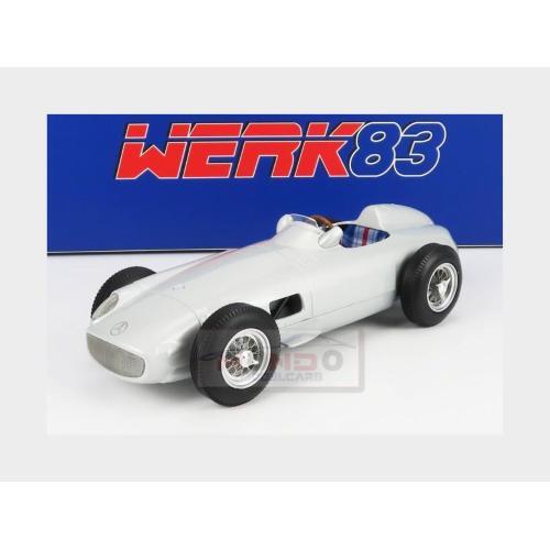 1:18 WERK83 Mercedes Benz F1 W196 #0 Plain Body 1954 Silver W1801801 MMC - Picture 2 of 2