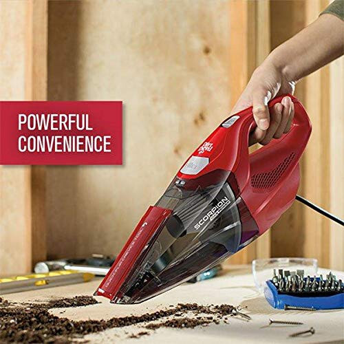 Scorpion Quick Flip Corded Handheld Vacuum Cleaner, Lightweight, SD20005RED, Red - Picture 4 of 5