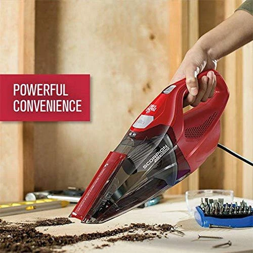 Scorpion Quick Flip Corded Handheld Vacuum Cleaner, Lightweight, SD20005RED, Red - Image 4 of 4