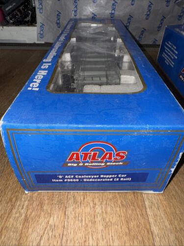 Atlas O Gauge ACF Coalveyor Hopper Car 9600 Undecorated 2 Rail New