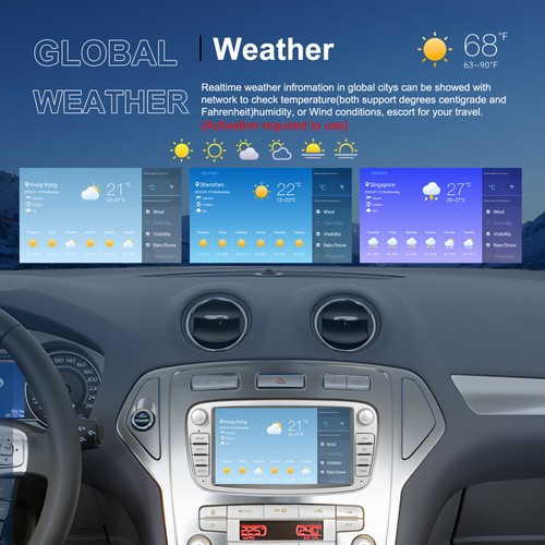 For Ford Focus MK2 MK II 2004-2011 Autoradio Apple Carplay GPS Android 15 2+64GB - Picture 20 of 24