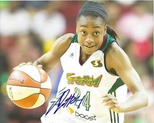 JEWELL LOYD Signed 8x10 Photo Seattle STORM WNBA Basketball FREE SHIP Notre Dame