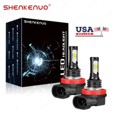 H11 LED Headlight Super Bright Bulbs Kit 6000K White 330000LM HIGH/LOW BEAM