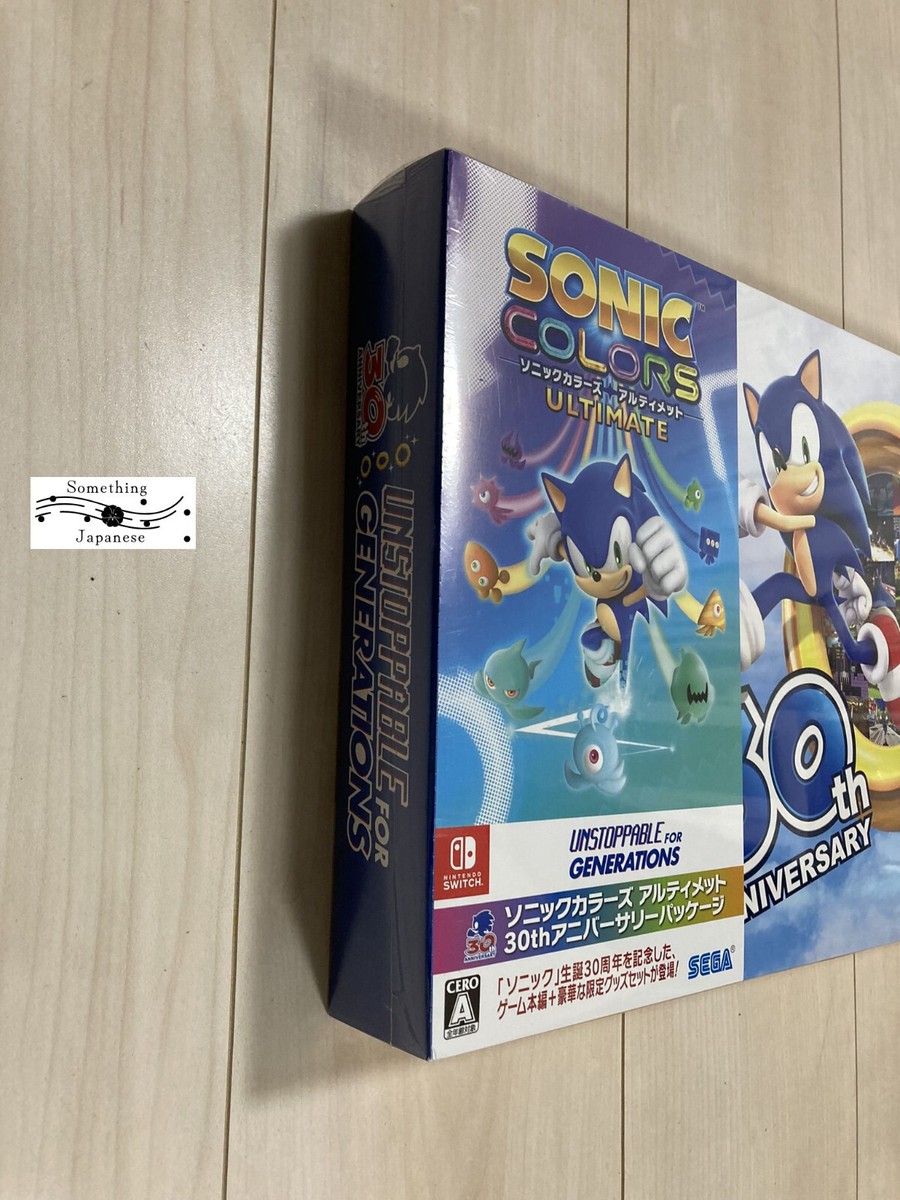 SONIC COLORS ULTIMATE 30周年記念　switch Switch Sonic Colors Ultimate 30th Anniversary Limited