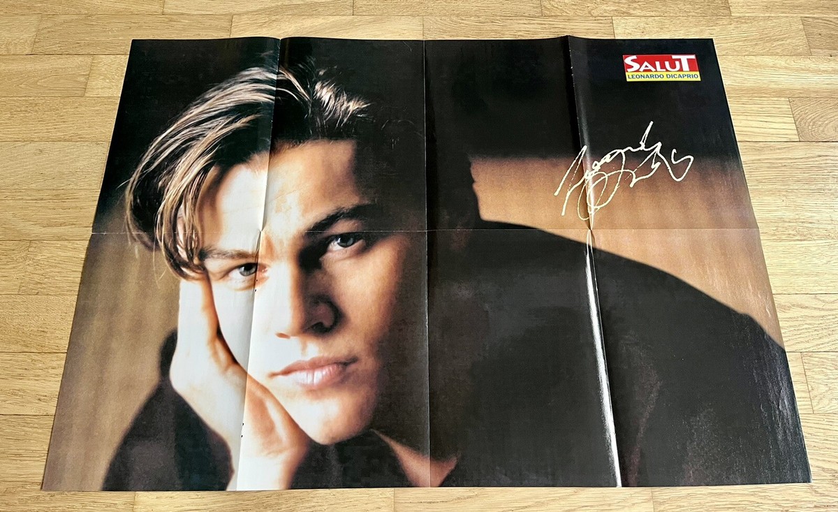 Leonardo DiCaprio 1998 Actor Giant Poster 1990s France Music