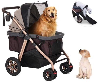 HPZ™ PET ROVER TITAN HD Super-Size Stroller SUV For Dogs & Cats