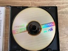 Maxwell CD-R MUSIC 700MB 80 Minute Quantity 3 New in Opened Cases
