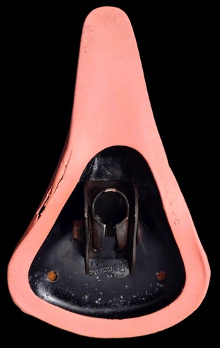 Vintage Persons BMX Diamond Quilted Seat Saddle Pink USAMade In Mongoose Hutch - Picture 6 of 6