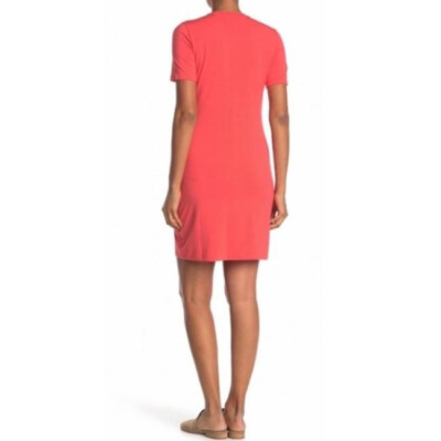 NWT $190 Theory Crewneck SS Cotton Short Jersey Dress Size P(XS) | eBay