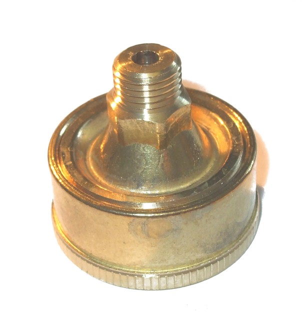 Brass screw down grease cup 1/4"bsp x 40mm dia 274804 eBay