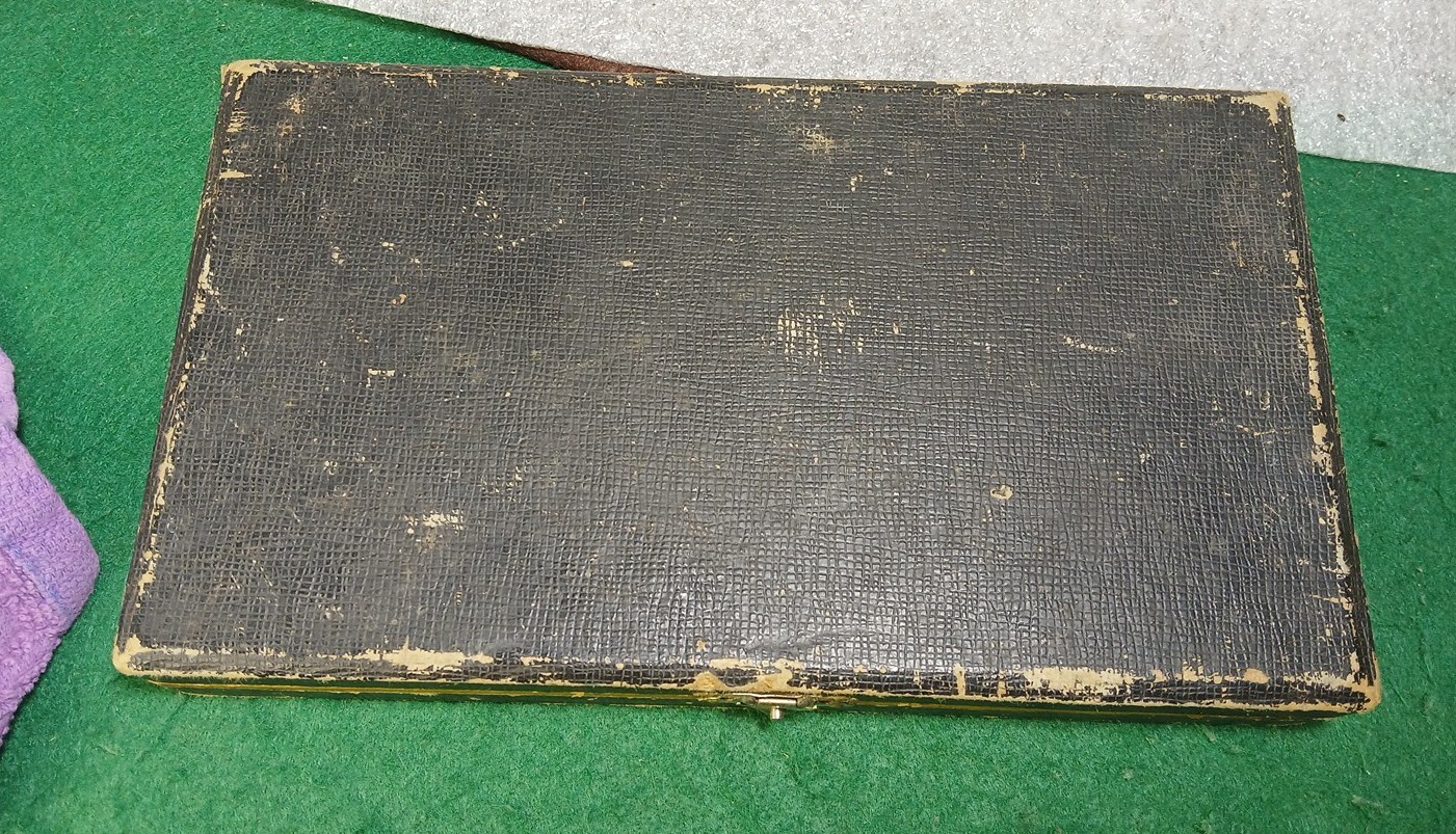 Vtg Set Of 6 Japan Stainless Steel Partial Serrated Steak Knives, Original Box