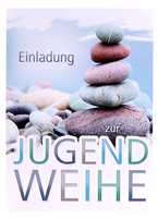 Kurt Eulzer Einladung Jugendweihe + Umschlag Einladungskarten Jugendfeier Karte