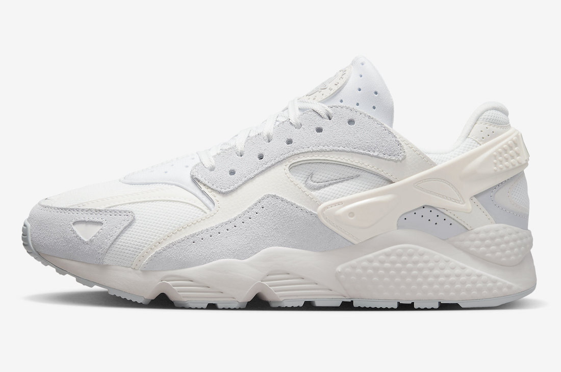 Мужские кроссовки Nike Air Huarache Runner Summit Белый серебристый металлик DZ3306-100 sz 15