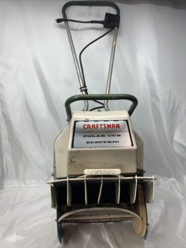 Vintage Sears Craftsman Snow Thrower Polar Cub Electric 131.81957 - Works Rare