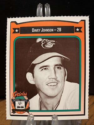 1991 All-Time Baltimore Orioles Team Issue Davey Johnson #225