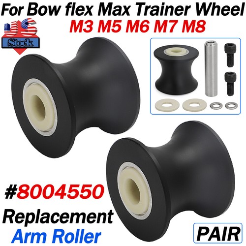 PER BOWFLEX MAX TRAINER M3 M5 M6 M7 M8 RUOTA Ricambio Braccio Rullo 2PZ 8004550 - Foto 1 di 12
