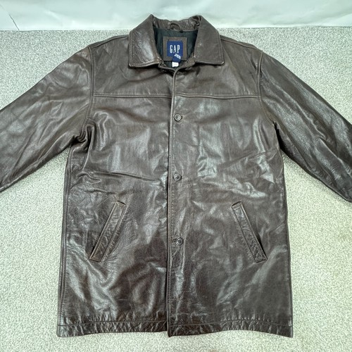 vintage mens gap leather - Gem