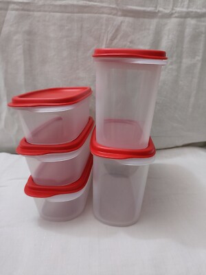 Tupperware Smart Savers 1 & 2 Set Kitchen Dry Food Storage Container Set