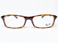 NEW Ray Ban RB7017 5687 Mens Red Havana Rectangle Eyeglasses Frames 54/17 145