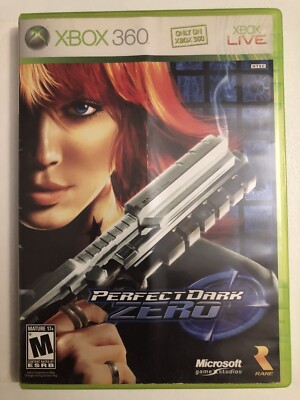 Perfect Dark Zero - With Bonus Disc No Manual - Xbox 360 Disc In Ok Shape