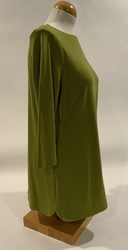 J. Jill Ponte Knit Tunic Top Women's Medium Green - Picture 2 of 7