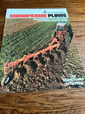Allis Chalmers Mono Frame Plows Brochure BAOH