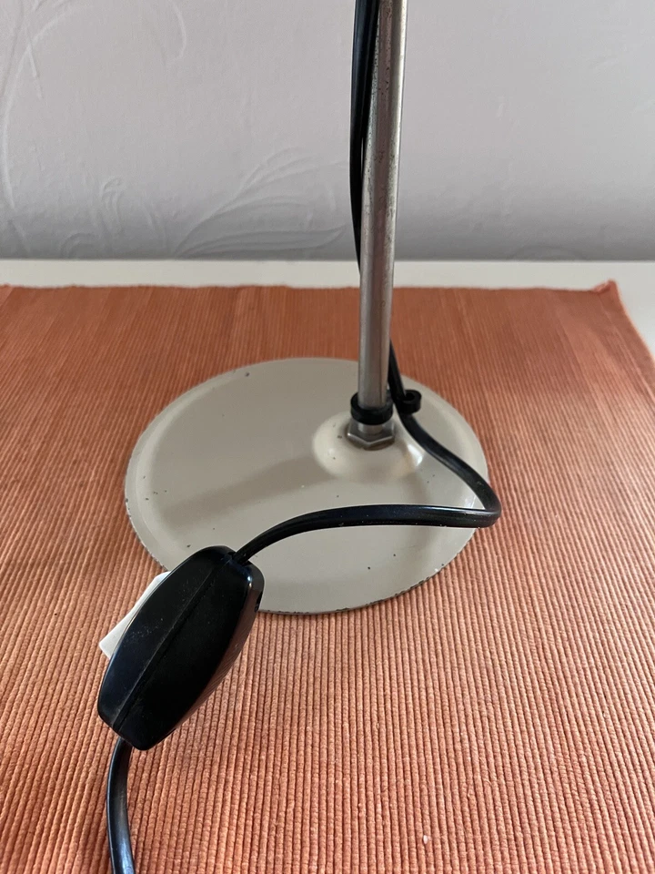 🌟 alte  DDR ? Ungarn Schreibtischlampe Metall 60er/70er  schwenkbar Elektrofém - Bild 4 von 4